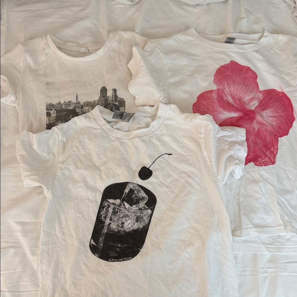 Graphic t bundle (garage and in print we trust)